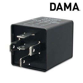 DAMA EP27 (FL27) 5 Pin 12V 20A LED Flasher Relay for LED Turn Signal Bulbs Hyper Flash Repairs | Pack of (1)