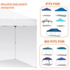 TGEHAP Canopy Tent Sidewalls for 10x10, 10x20 Pop up Canopy