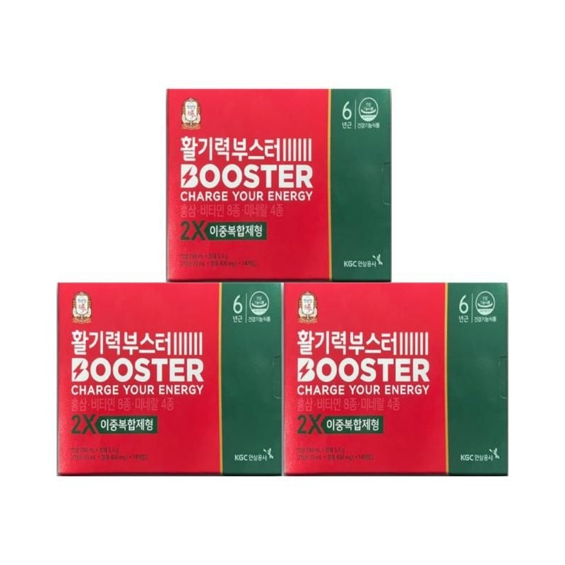Jeonggwanjang CheongKwanJang Vitality Booster Liquid, 14 pieces, 3 boxes /