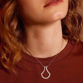 Ring Holder Pendant Necklace for Women Gold-Toned Chain, Magic Ring Storage Ring Holder Necklace Magic for Wife Girlfriend Doctor Surgeon Nurse Gift Pendant (Rose Gold Fan)