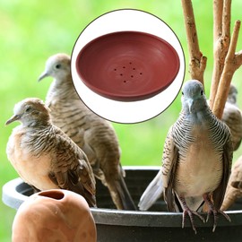 Gralara Bird Breeding Nest, Pigeon Hatching Bowl, Pigeon Quail Dove Nesting Bowl Pet Cage Supplies, Red