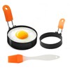 3 Pcs Egg Rings, Round Egg Circle Mold, Non-Stick Fried