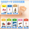 HOMESTEC Flash Cards Talking Language Cards English Words Toddler Blue