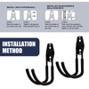 MLY 2 PCS EV Charger Holder Wall Mount, Heavy Duty
