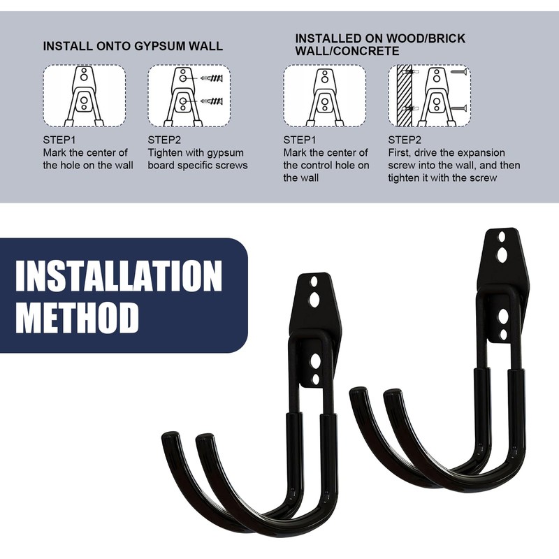 MLY 2 PCS EV Charger Holder Wall Mount, Heavy Duty