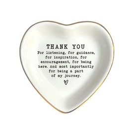 HatafaFurni Thank You Gift, Heart Ring Dish, Jewelry Dish, Jewelry Storage, Gift To Say Thank You, Friend Appreciation, Friendship Gift, Mother Gift, Gift For Her…