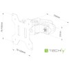 Techly ICALCD100BK Black