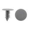 50Pcs Plastic Gray Rivets Retainers Car Door Fender Clips Fastener