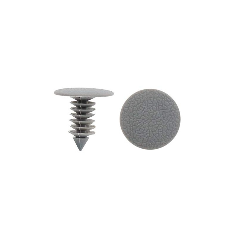 50Pcs Plastic Gray Rivets Retainers Car Door Fender Clips Fastener
