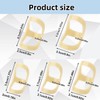 5Pcs Finger Splint, Oval 8 Comfortable Trigger Thumb Brace to