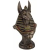 Veronese Ancient Egyptian Jackal God Anubis Bronze Finished Bust Statue