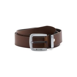 MUSTANG Men's Leather Belt, brown
