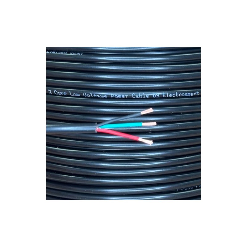 electrosmart 5m 3 Core Copper Cable Car Van Trailer Tail