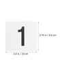 OUNONA Number Tag, Table Numbers, Waterproof, PVC, Number 1-25, Table