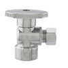 Plumb Pak PP20051LF Valve Angle 1/2fipx3/8od, 1/2" X 3/8", Chrome