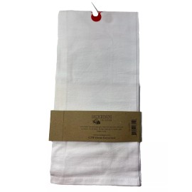 CTW Home Collection Santa Tea Towel Ho-ho-ho White Red Black