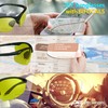 proSPORT Safety Bifocal Glasses Yellow Lens +1.50 z87 Semi Rimless