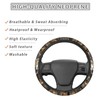 Wanyint Wolf Camo Hunting Forest 15 Inch Car Steering Wheel