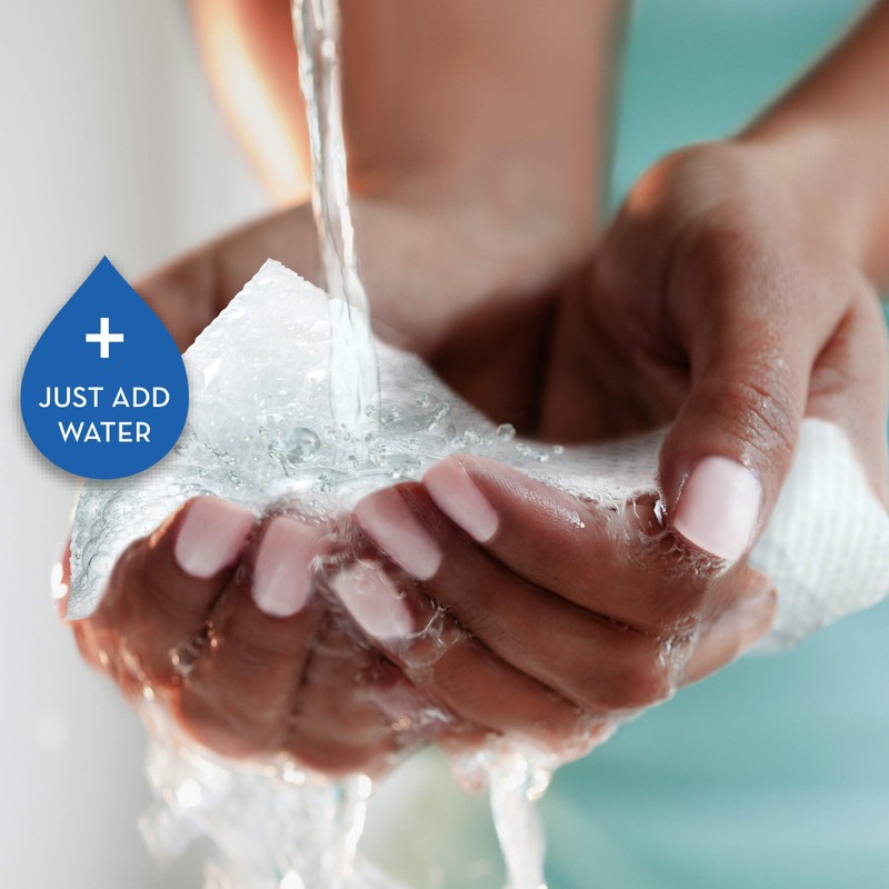 Olay Daily Facials Water Activated Dry Wipes, Oily Combination Skin,