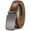 CHAOREN Men's Belt - Automatic Leather Belt without Holes for