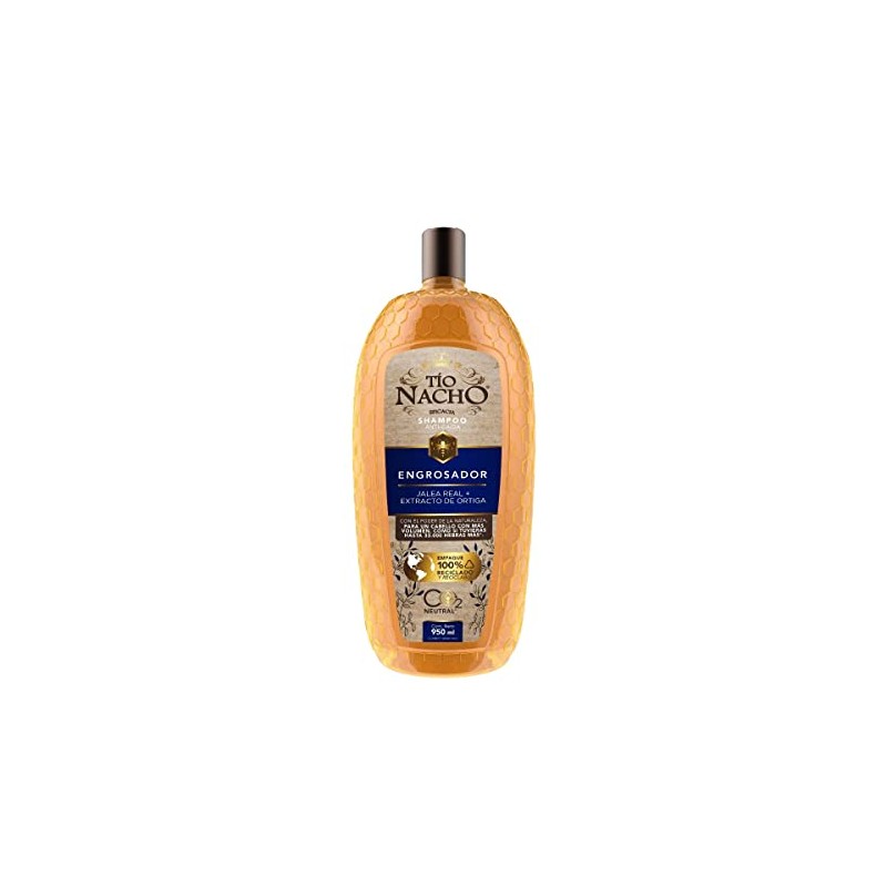 Tio Nacho Shampoo Engrosador Anti-cada, Fortalece Fibra Capilar, Aumenta Volumen