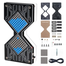 PEMENOL DIY Electronic Hourglass Soldering Kit, 1-99 Minute Countdown Timer