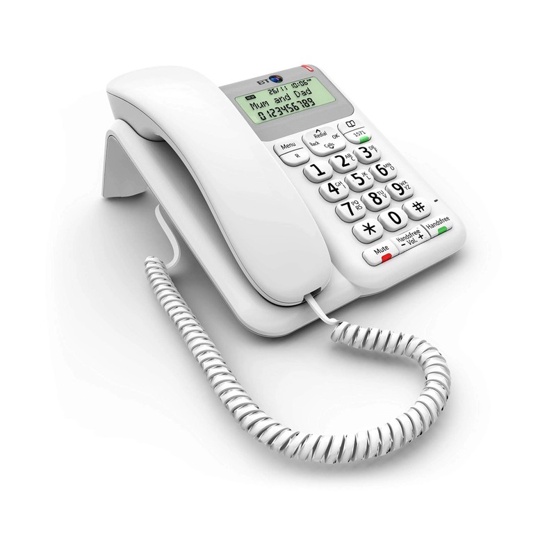 BT BT Décor 2200 Corded Landline House Phone, Phonebook, Handsfree,