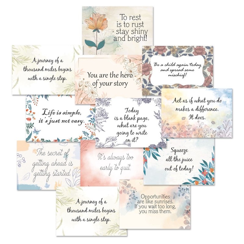 exciting Lives Motivational Cards Box- Gift For Women's Day, Inspirational