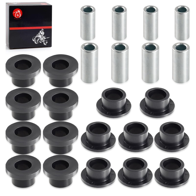Front & Rear Shock Absorber Bushings Sleeve Kit 16Pcs For