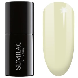 Semilac UV Nagellack Hybrid 441 Ghost White 7ml Kollektion Glow in the dark