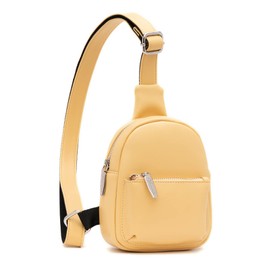 FANDARE Girl Sling Bags Shoulder Unbalance Backpacks Ultra-Light Chest Pack Multipurpose Crossbody Bags for Women Outdoor Sport Travel Gym Running Hiking Daypacks Yellow