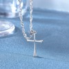 DODIY Cross Necklace Stainless Steel for Women Cross Chain Pendant