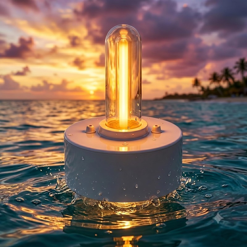 Safe Candle Lantern Alternative, Battery-Free Emergency Light for Power Outages