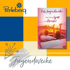 Perleberg Youth Consecration Card - Lifestyle Collection - Youth Consecration Money Gifts for Boys & Girls - Youth Consecration Cards Girls & Boys - Postcard with Envelope in 11.6 x 16.6 cm