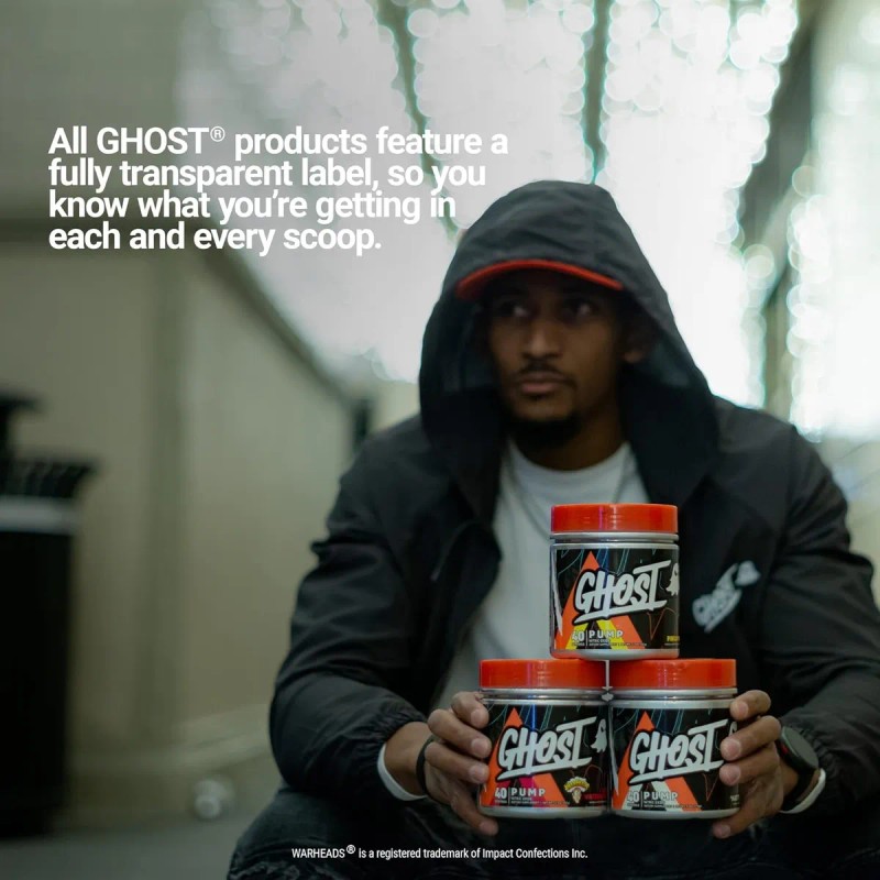 Ghost Pump Suplemento Pre Entrenamiento 40 Servicios