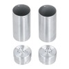 2pcs Spice Jar Stainless Steel Seasoning Bottle Salt and Pepper
