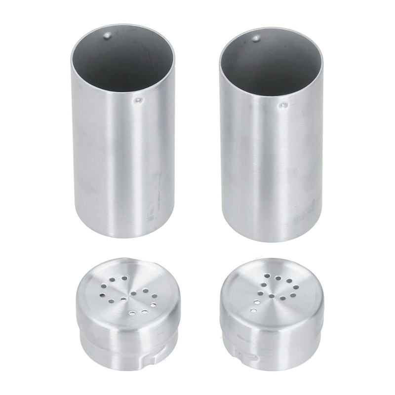 2pcs Spice Jar Stainless Steel Seasoning Bottle Salt and Pepper