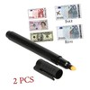 Tofficu 4pcs Money Detector Pen Portable Uv Banknote Tester for