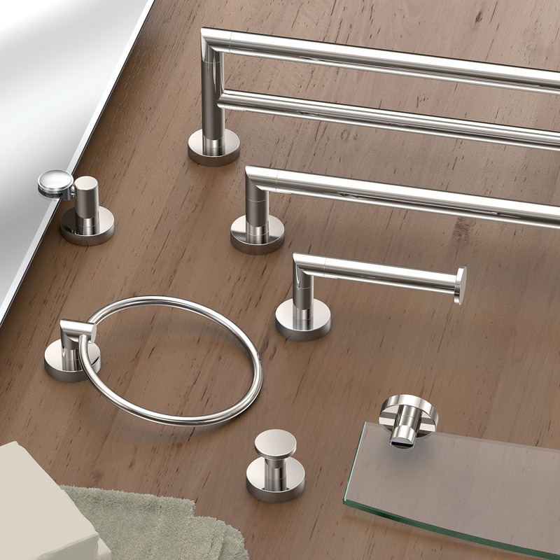 Gatco 4318 Glam Storage Toilet Paper Holder, Polished Nickel |