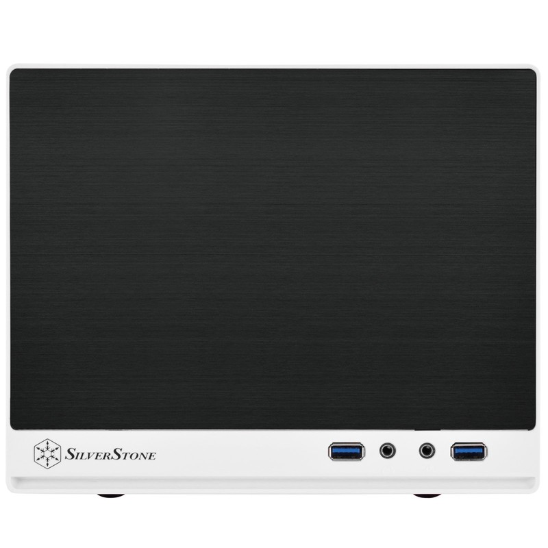 SilverStone Technology Ultra Compact Mini-ITX Computer Case with Solid Front