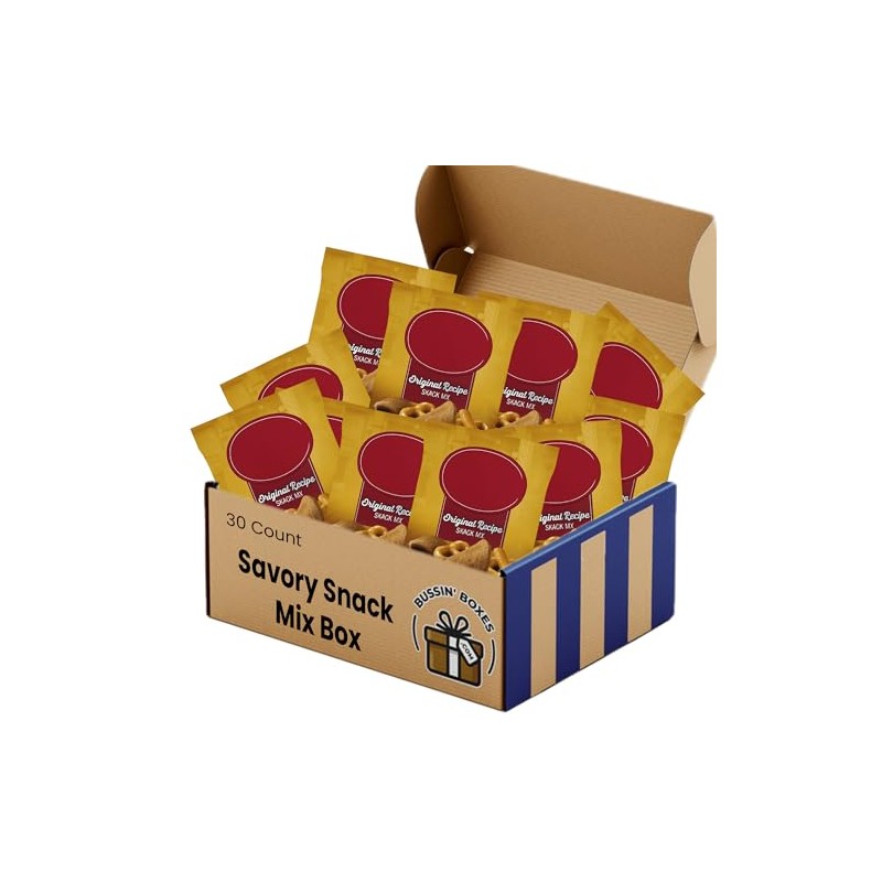 Savory Snack Mix – 30 Count Individually Wrapped Snack Bags
