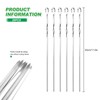 Barbecue Skewers Kebab Skewers Stainless Steel 20 Pieces 30 cm