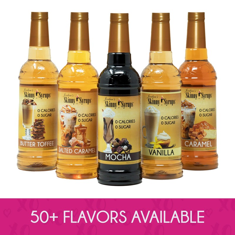 Jordan’s Skinny Syrups Peanut Butter Cup, Sugar Free Flavoring Syrup,