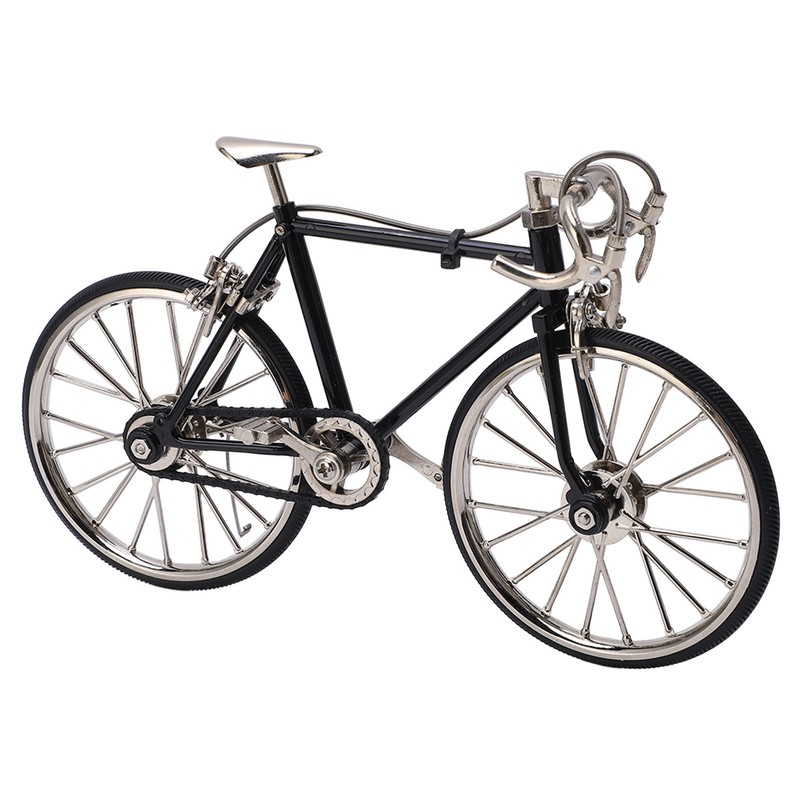 Bicycle Model Vivid Design DIY Decorative 12x19.5cm/4.7x7.7in Alloy Material Miniature