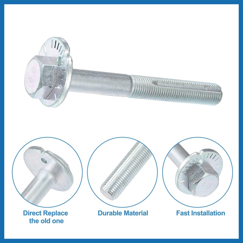 A ABSOPRO Suspension Arm Alignment Eccentric Adjustment Cam Bolt Camber