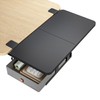 PEGZONE Desk Extender Tray, 24" x 14.4" Clamp On Desk