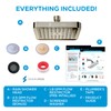 SparkPod Shower Head - High Pressure Rain - Premium Quality