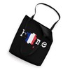 France Home French Map Flag Tote Bag