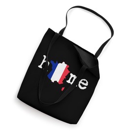 France Home French Map Flag Tote Bag