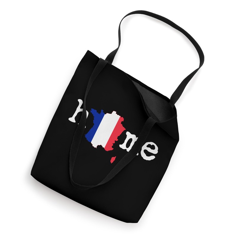 France Home French Map Flag Tote Bag